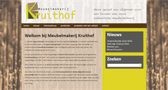 Desktop Screenshot of meubelmakerijkruithof.nl